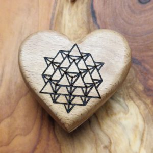 Duftherz fürs Auto mit Clip für die Lüftung"Buche"