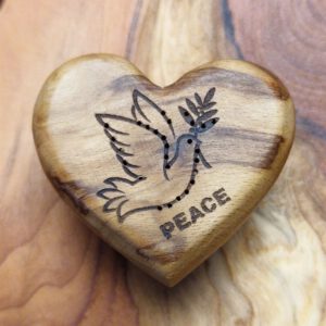 Duftherz fürs Auto mit Clip für die Lüftung (PEACE) "Buche"